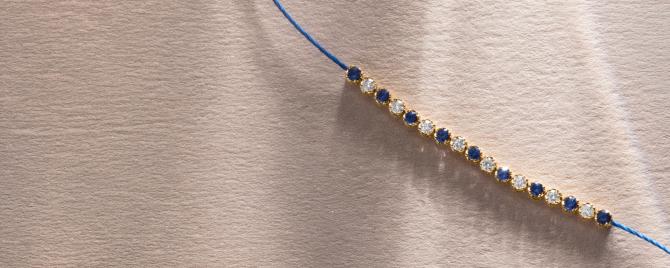 Sapphire Bracelet Chain or Thread Wire RedLine - Redline