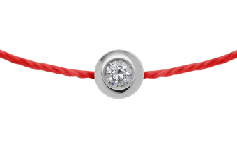 Red string bracelet bead and diamond Red string bracelet bead and diamond
