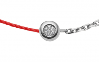 Bracelet for women, men, kids, with pearls, gold and strings