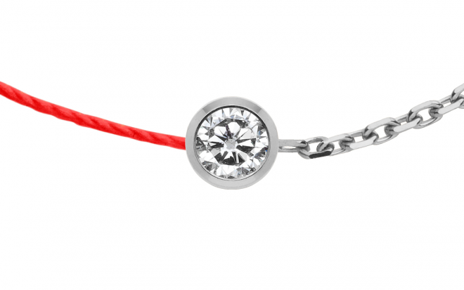 Redline jewellery - Lucky Ox yellow gold thread bracelet