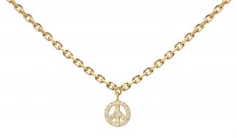 Mini Peace Pendant - Redline