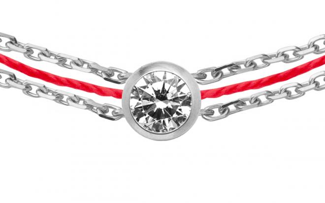 redline mayssa pure 薔薇モチーフ Redline Jewerly - Mayssa - String Ring with Rose in White Gold