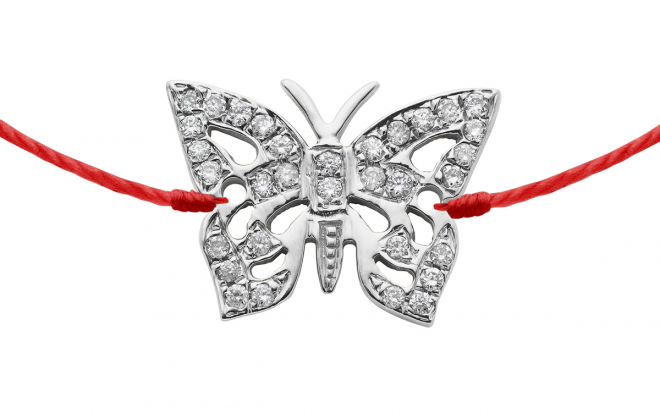 Redline paris - Mini Pure Rabbit white gold chain ring - Redline
