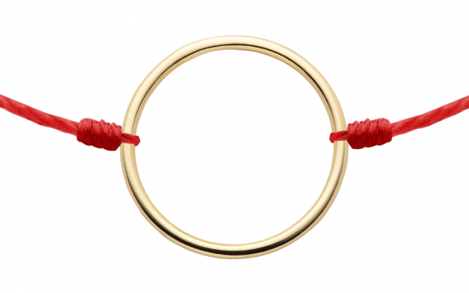 Redline paris – half-thread half-chain mini pure rabbit rose gold
