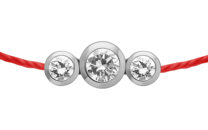 Bracelet women thread chain and Diamond Eternity Amuro - RedLine 