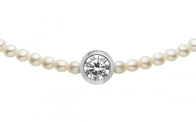 Redline Jewerly Diamond Pearl Pure S String Bracelet For