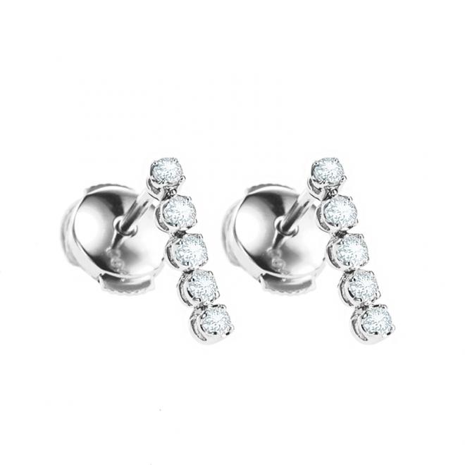 Diamond and Yellow gold Entrelacet bracelet with thread for
