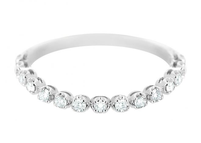 Redline Jewerly - Shiny - Ring with 0.056ct Round Diamond in