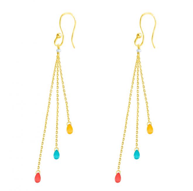 ☆☆【redline】ENTRELACET ブレスレット TURQUOISE RedLine Jewelry - Yellow gold Entrelacet bracelet with