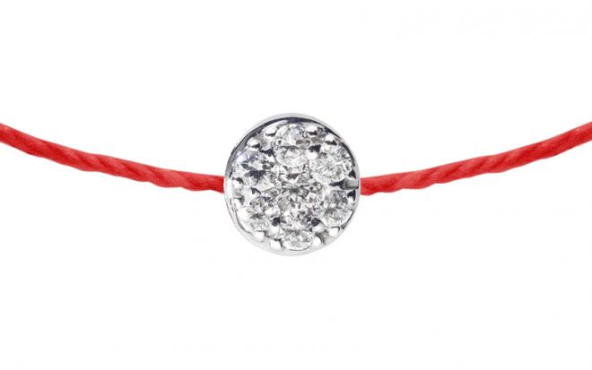 激安アウトレット通販 Redline Illusion Double Diamond Red Thread Bracelet for アクセサリー
