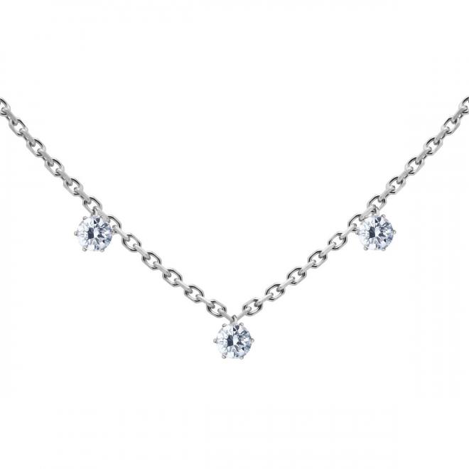 Diamond and Yellow gold Entrelacet bracelet with thread for
