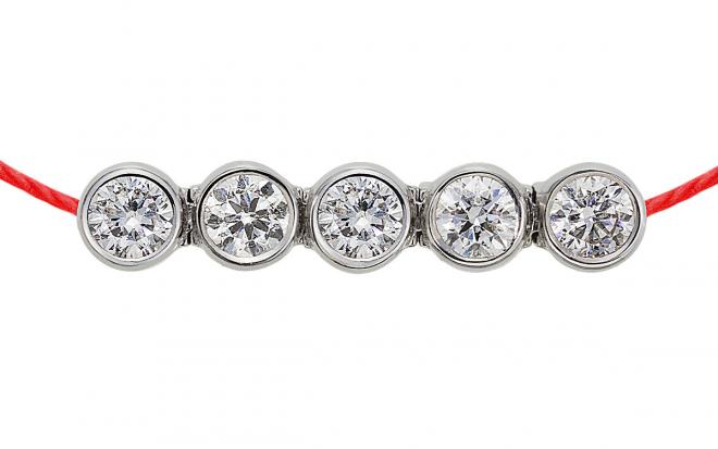 Redline diamond clearance thread bracelet