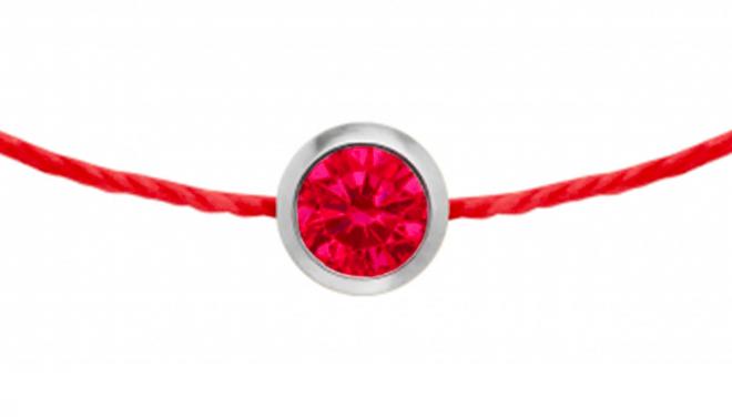 Redline PURE ブレスレット ROUGE Redline Jewerly - Pure - String Bracelet For Women with 0.10ct