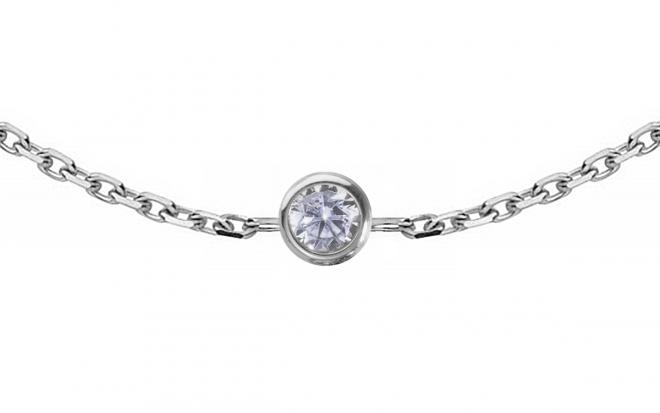 Redline Jewerly - Shiny - String Bracelet For Women with 0.04ct