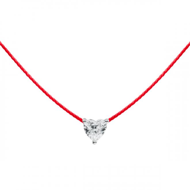 Redline jewellery - Lucky Ox white gold thread bracelet