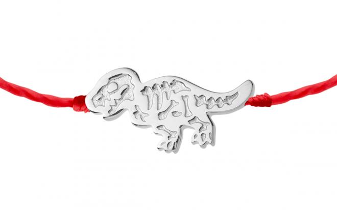 Redline jewellery - Lucky Ox white gold thread bracelet