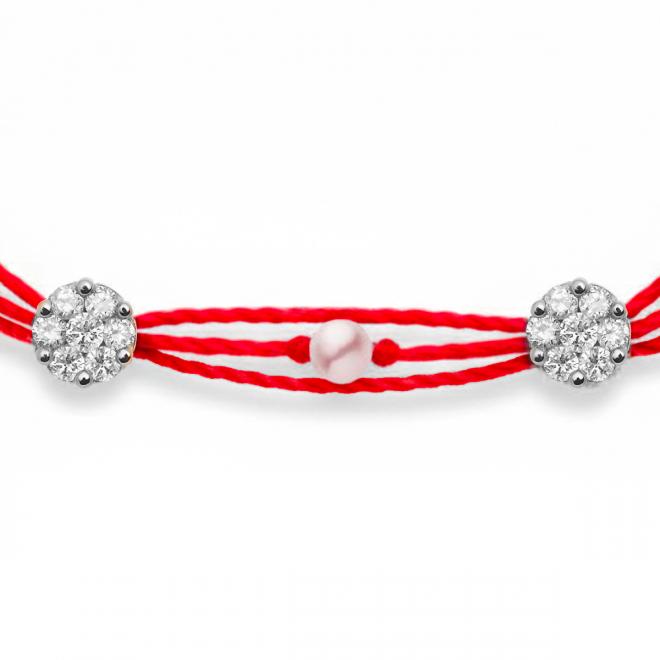 Redline Jewerly - Illusion - String Bracelet For Women with 0.05ct