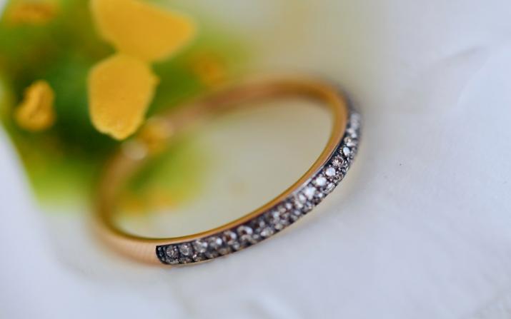 Jonc Ring Amour Champagne Rose Gold RedLine Jewelry - Redline - 0++