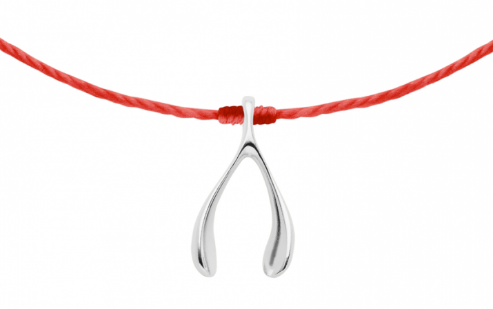 String Bracelet Lucky Chicken White Gold RedLine Jewelry - Redline - 0++