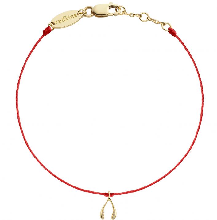 String Bracelet Very Lucky Chicken Yellow Gold RedLine Jewelry - Redline