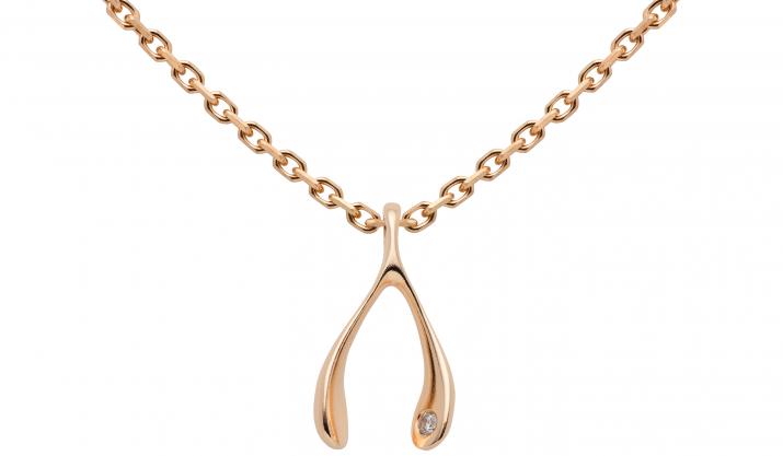 Chain Necklace Lucky Chicken Rose Gold RedLine Jewelry - Redline - 0++