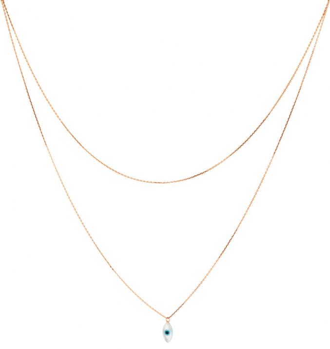 Chain Necklace For Women with Pearl in Rose Gold - Redline