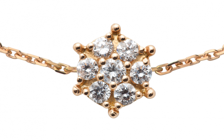 Chain Bracelet Babette Rose Gold RedLine Jewelry - Redline - 0++