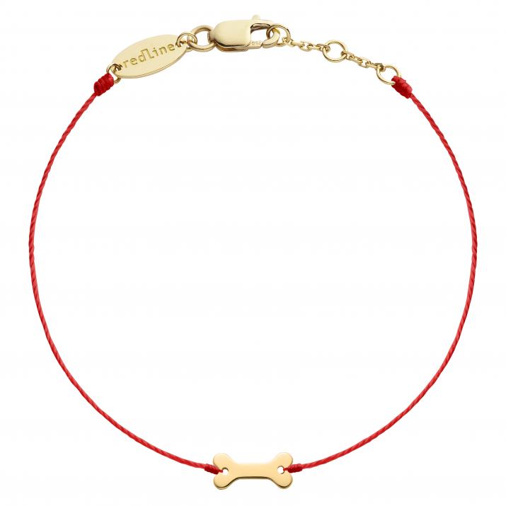 Bracelet fil os or jaune - Redline