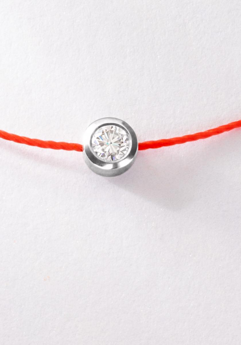 Redline Jewerly - Pure - String Bracelet For Women with 0.10ct