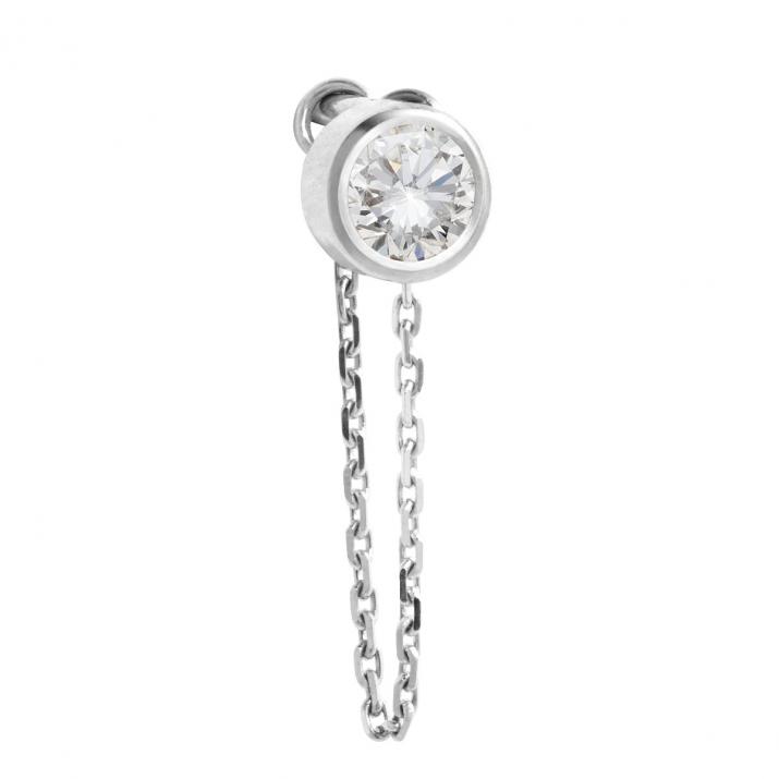 So Pure Courtoise Earring White Gold - Redline - 0++