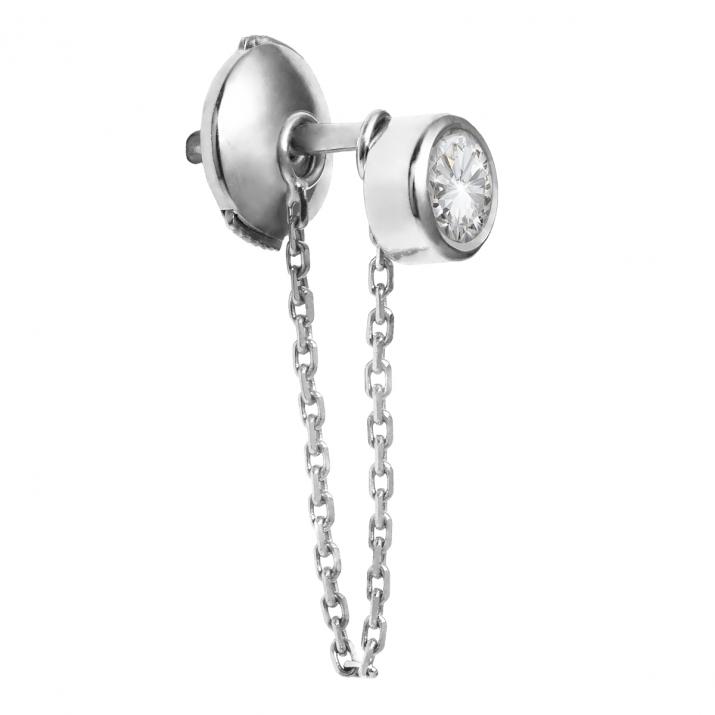So Pure Courtoise Earring White Gold - Redline - 0++