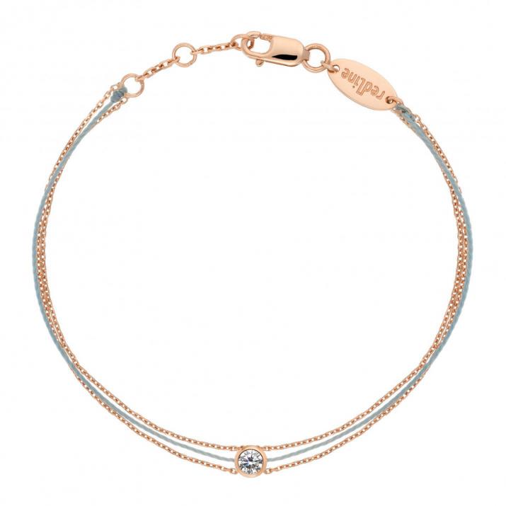 Pure Si Pimpant Chain Bracelet Rose Gold - Redline - 0++