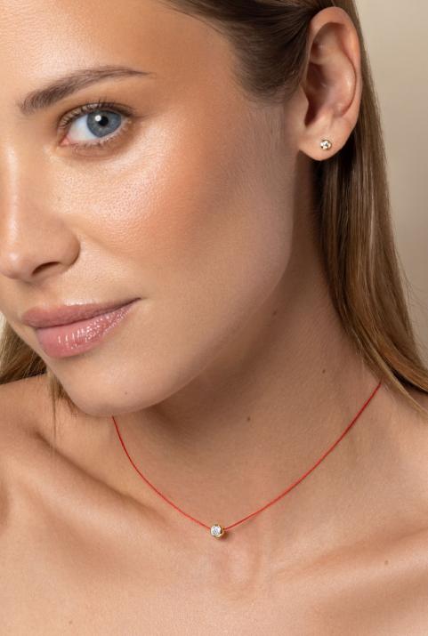 Truly Pure Thread Necklace Yellow Gold - Redline - 0++