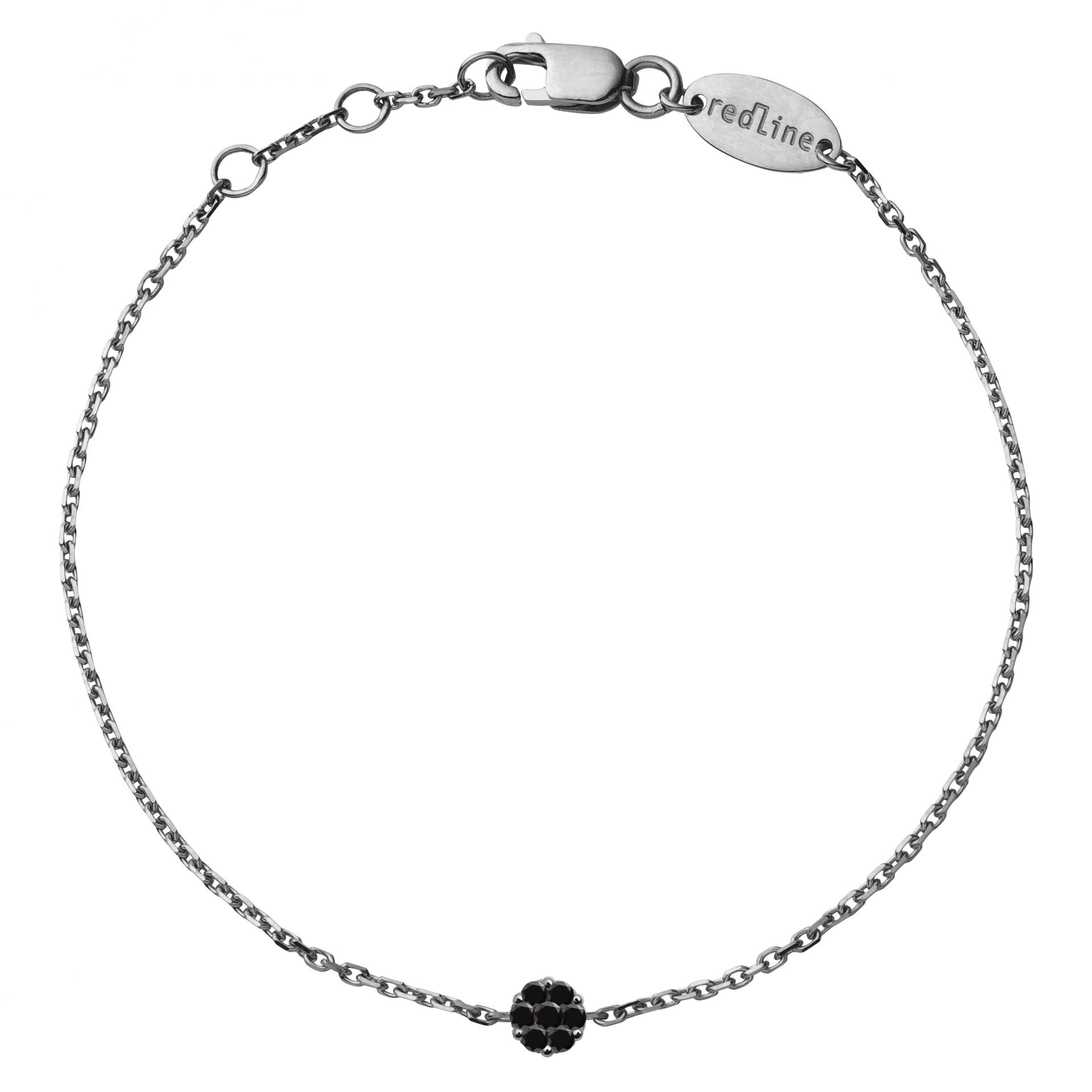 Womens black diamond bracelet on sale
