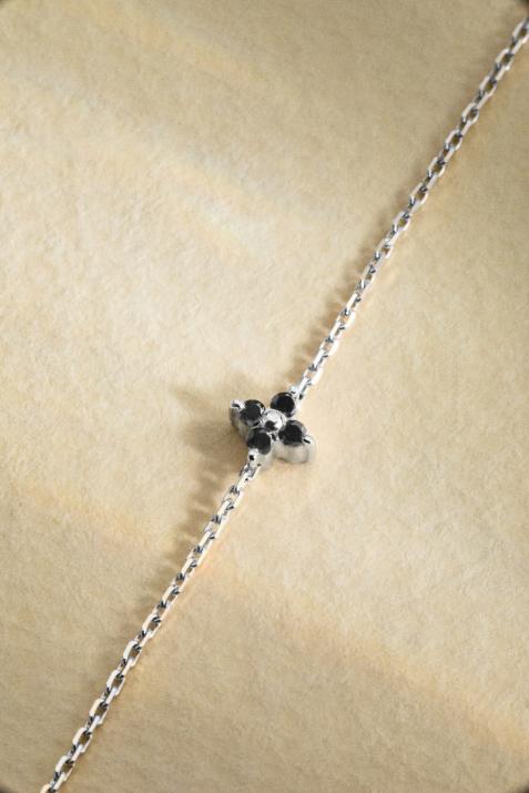 Shiny Kcolor Chain Bracelet White Gold - Redline - 0++