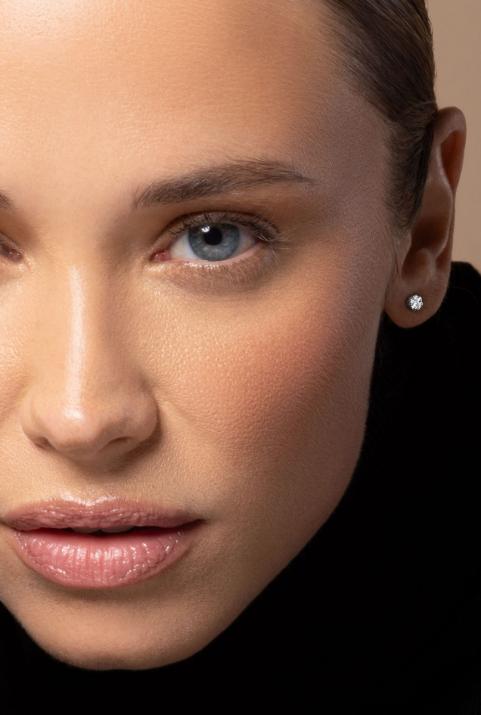 So illusion Earrings in White Gold - Redline - 0++