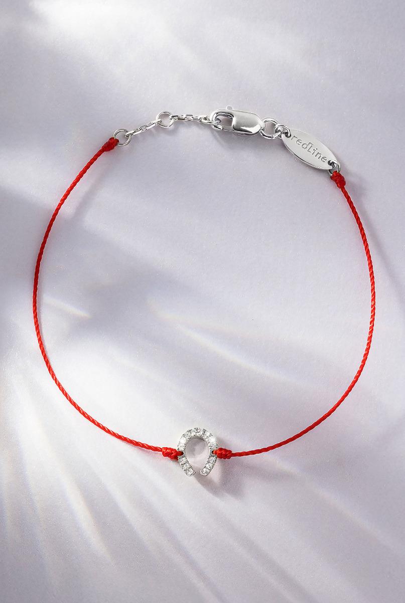 redline リペアアンクレット　ダイヤモンド Redline Jewerly - Fer À Cheval - String Bracelet For Women with