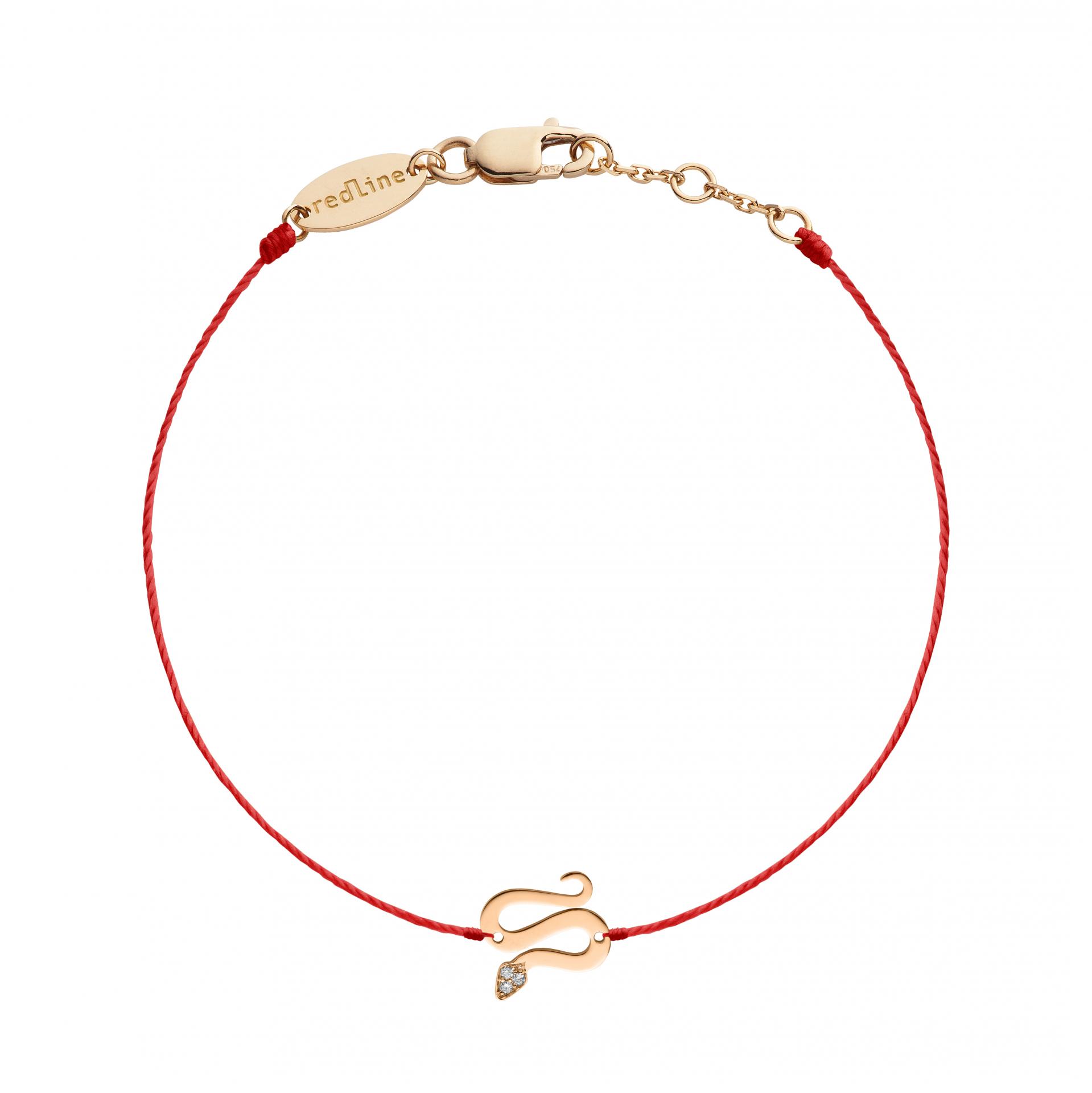 Redline Jewerly - Sneaky - String Bracelet For Women with 0.01ct