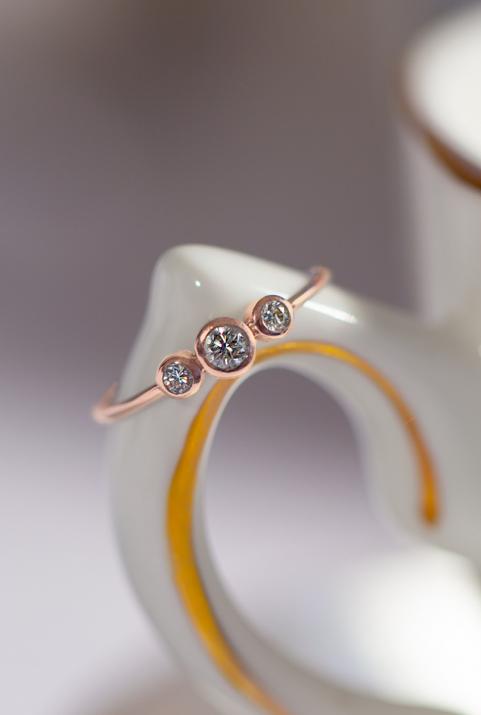 Si Eternity Ring Rose Gold - Redline - 0++