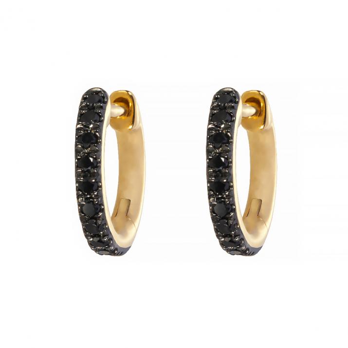 Si Joli Mini Creole Kcolor Earring Yellow Gold - Redline - 0++