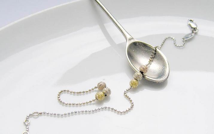 Chain Bracelet Sweety Three Yellow Gold RedLine Jewelry - Redline - 0++