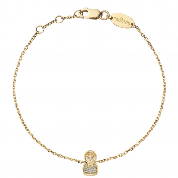 Chain Bracelet Kouka Yellow Gold RedLine Jewelry - Redline - 0++