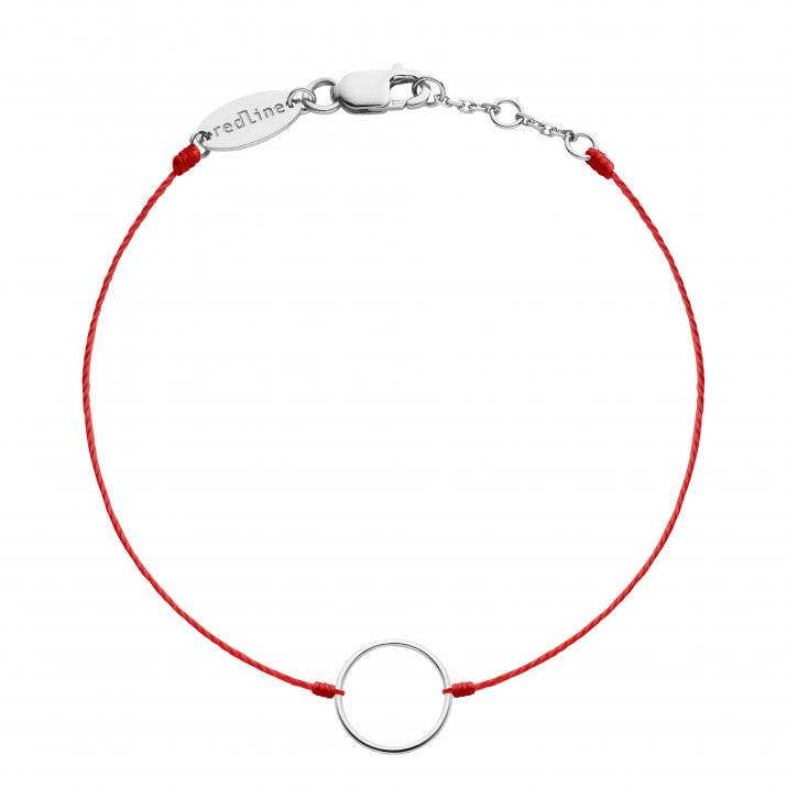 String Bracelet For Women in White Gold - Redline - 0++