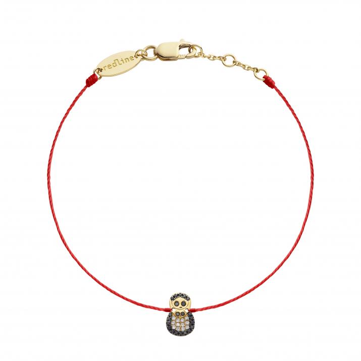 String Bracelet Mini Kouka Star Yellow Gold RedLine Jewelry - Redline - 0++