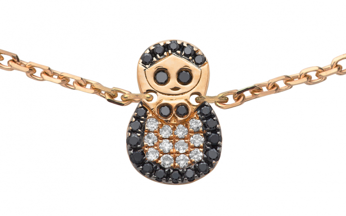 Chain Bracelet Mini Kouka Star Rose Gold RedLine Jewelry - Redline - 0++