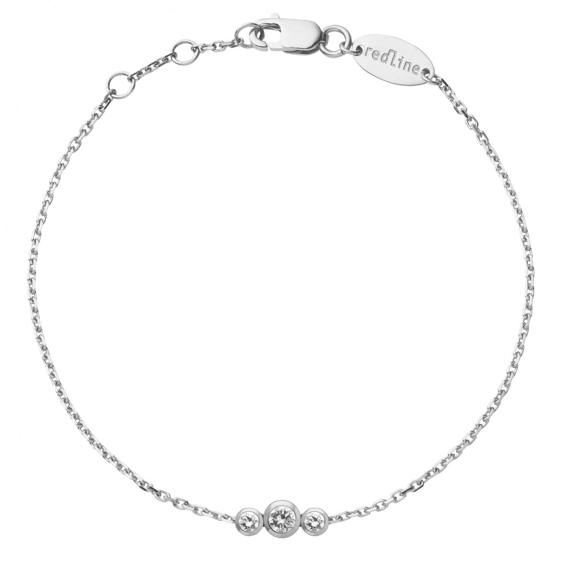 LADIES BRACELET 0.20CT ROUND DIAMOND STERLING SILVER/WHITE GOLD LADIES BRACELET 0.20CT ROUND DIAMOND STERLING SILVER/WHITE GOLD