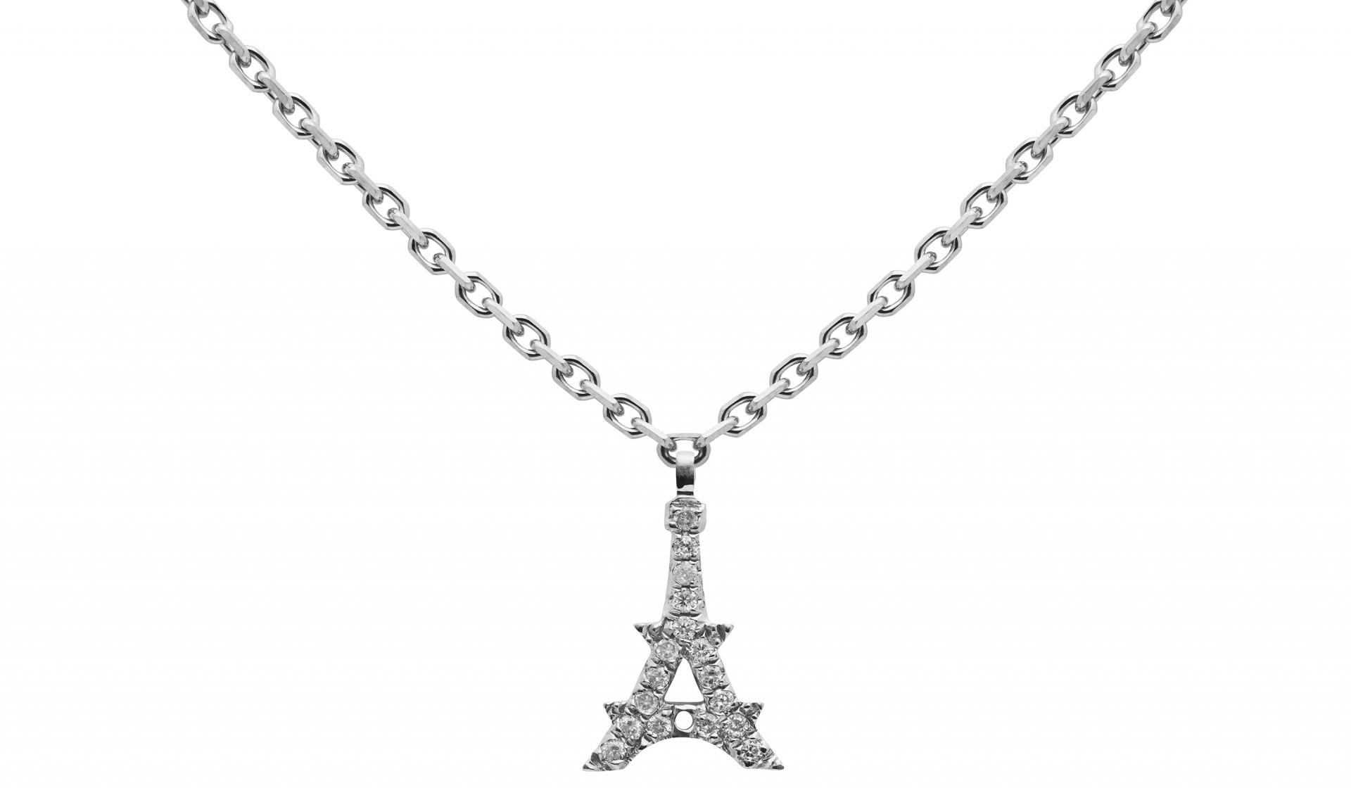 Buy Eiffel Tower Necklace 925 Sterling Silver Paris Jewelry French Jewelry  Online in India - Etsy