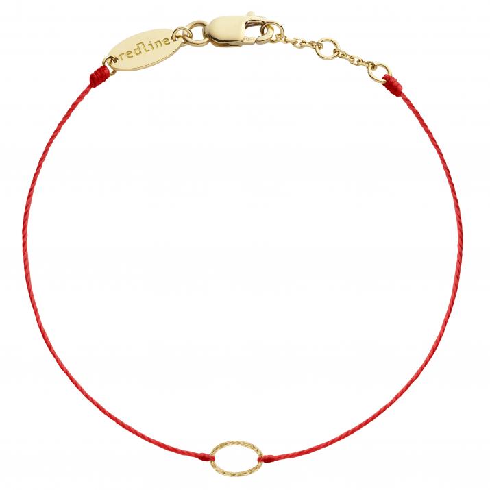 String Bracelet Mini Ovale Animé Yellow Gold RedLine Jewelry - Redline - 0++