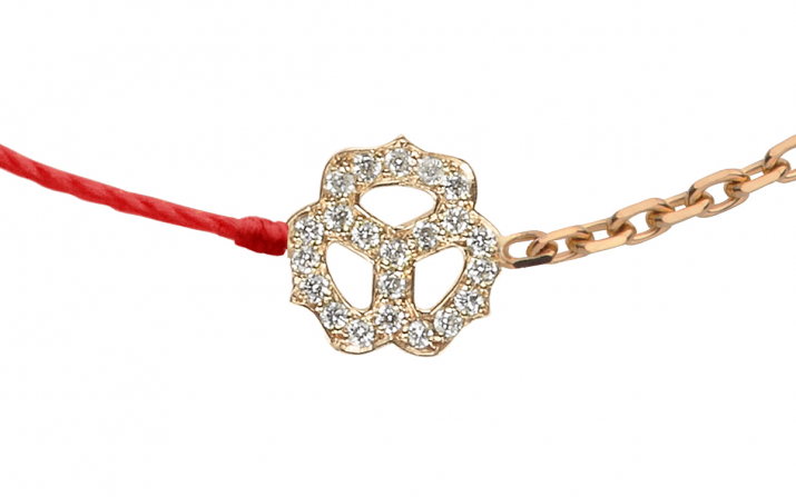 Double Bracelet Pensée Rose Gold RedLine Jewelry - Redline - 0++