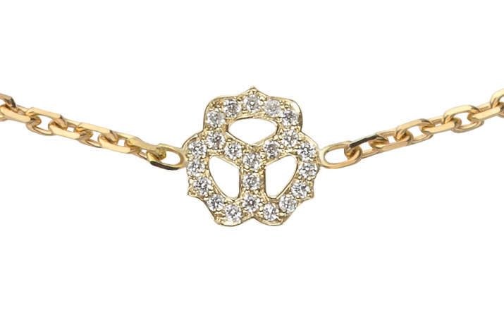 Chain Bracelet Pensée Yellow Gold RedLine Jewelry - Redline - 0++